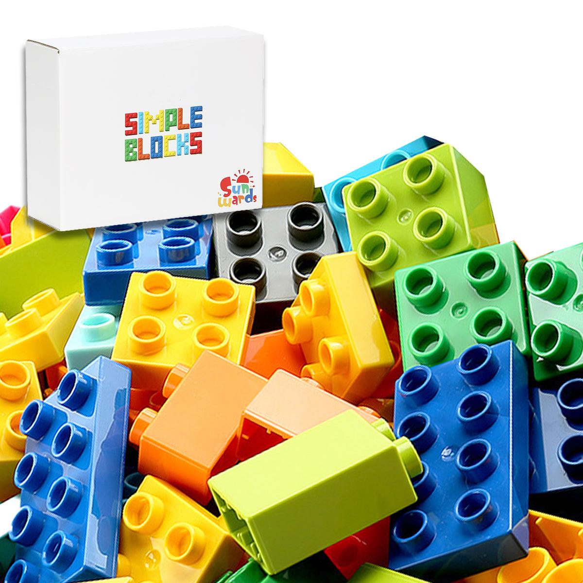 ブロック買い増しに】 ブロックおもちゃ 基本ブロック 大量セット 500g
