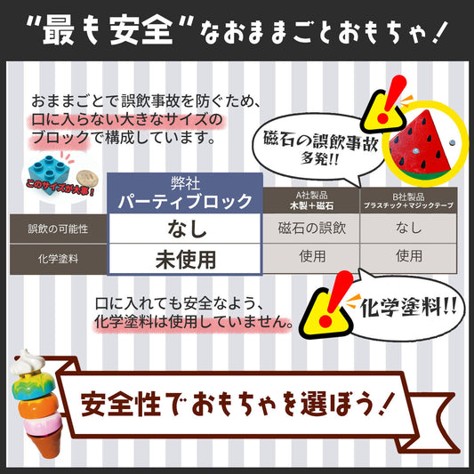 【おままごと×ブロック】 ブロックおもちゃ パーティブロック 78ピース デュプロ アンパンマンブロック 互換